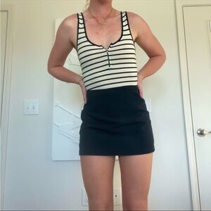 Navy & White Bodysuit